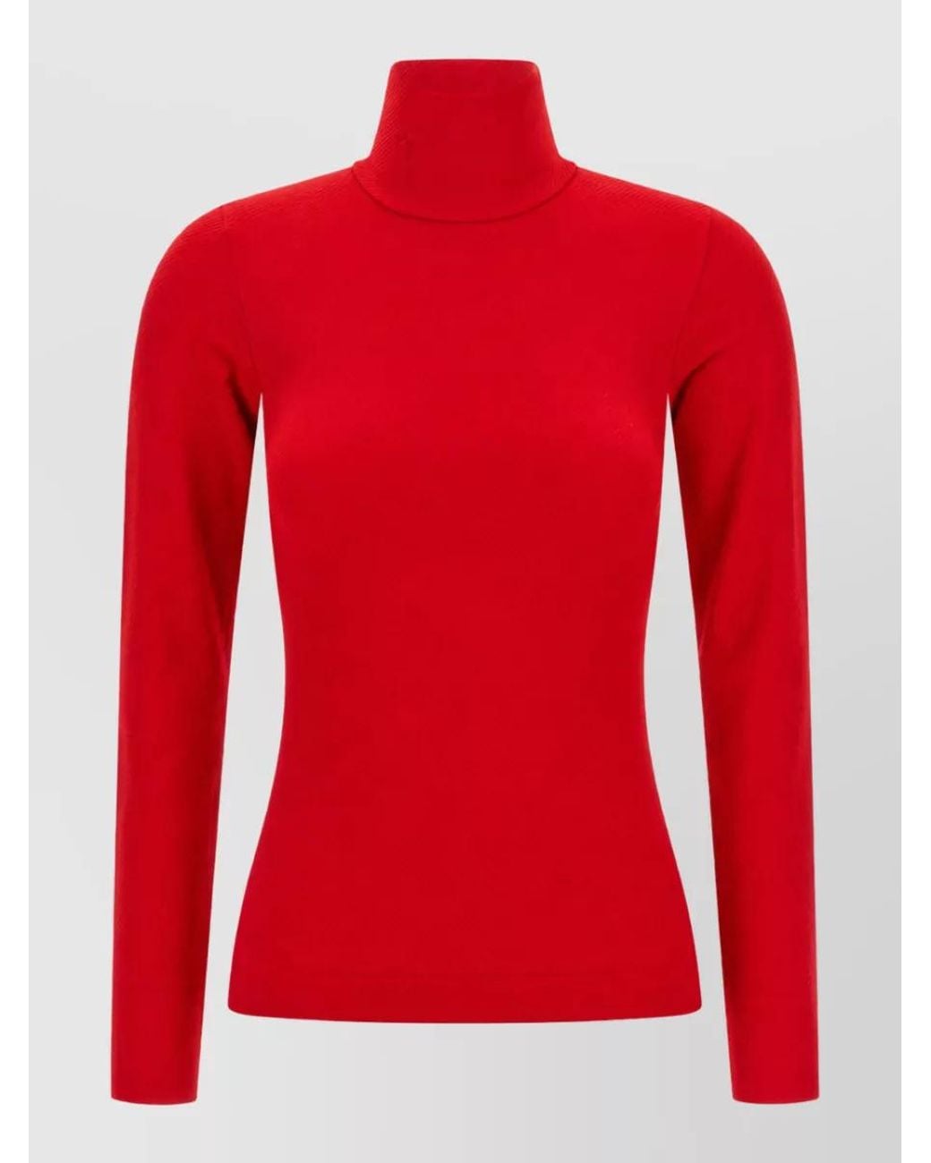 Perfect Moment Red Cashmere Thermal Sweater