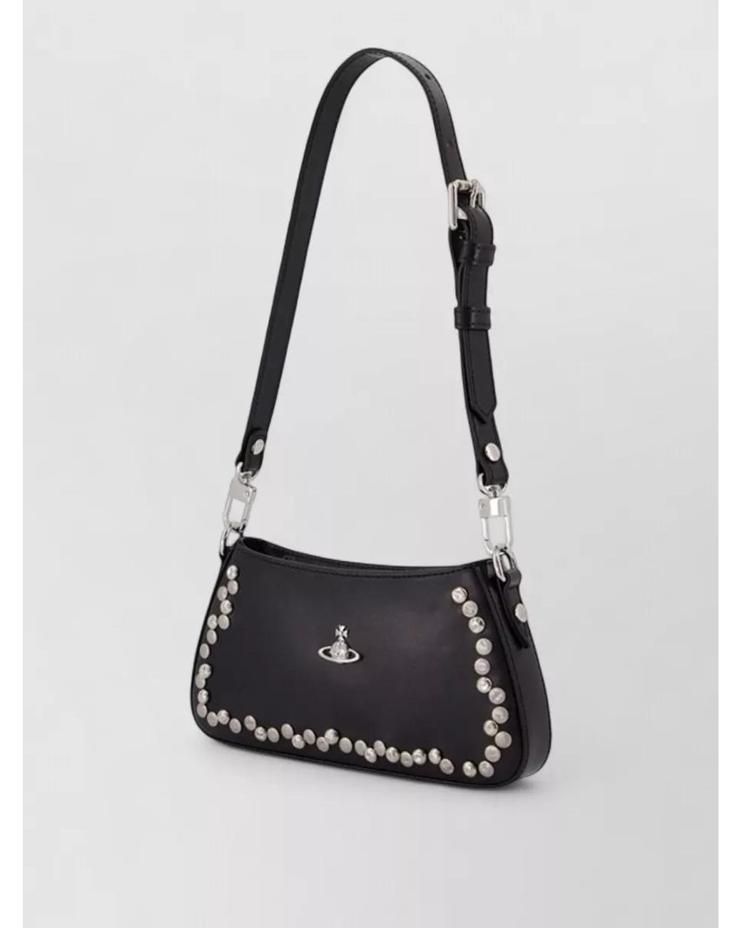 Vivienne Westwood White Tasha Leather Mini Shoulder Bag