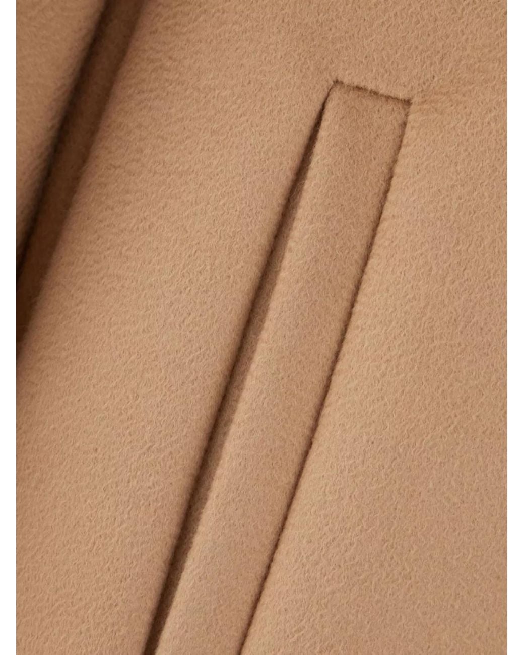 Max Mara Natural Wool Single Breasted Coat