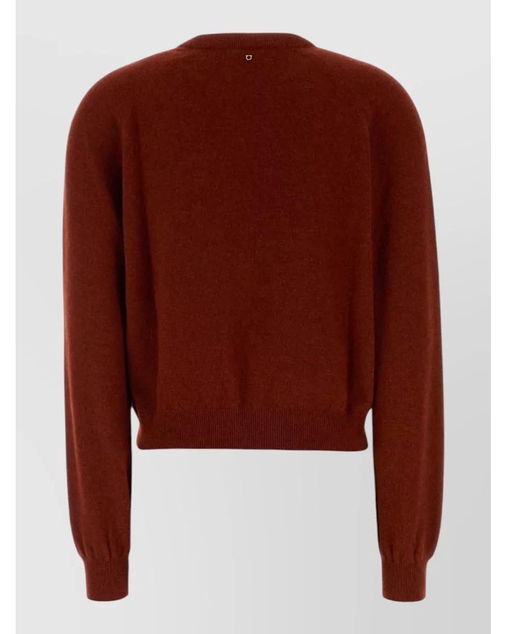 Ferragamo Brown Cashmere Wool Sweater