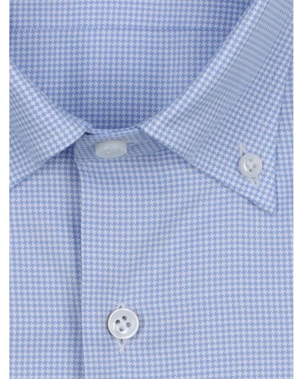 Sonrisa Blue Cotton Shirt for men