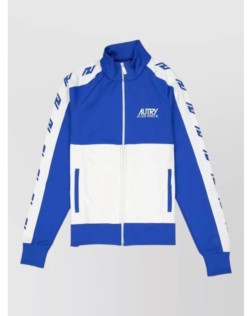 Autry Blue Cotton Shell Jacket for men