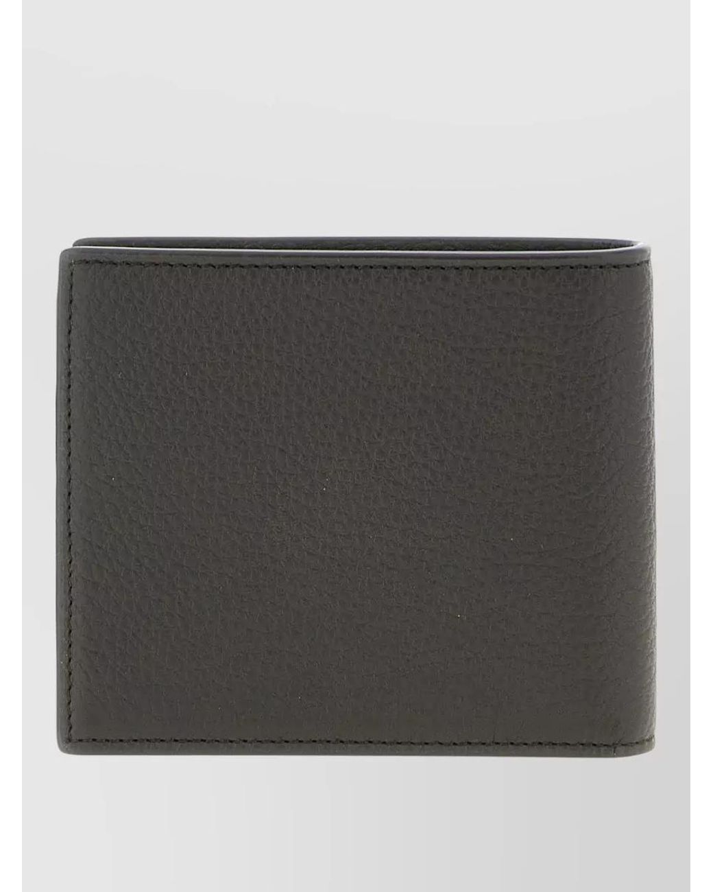 Saint Laurent Black Calfskin Leather East/West Wallet for men