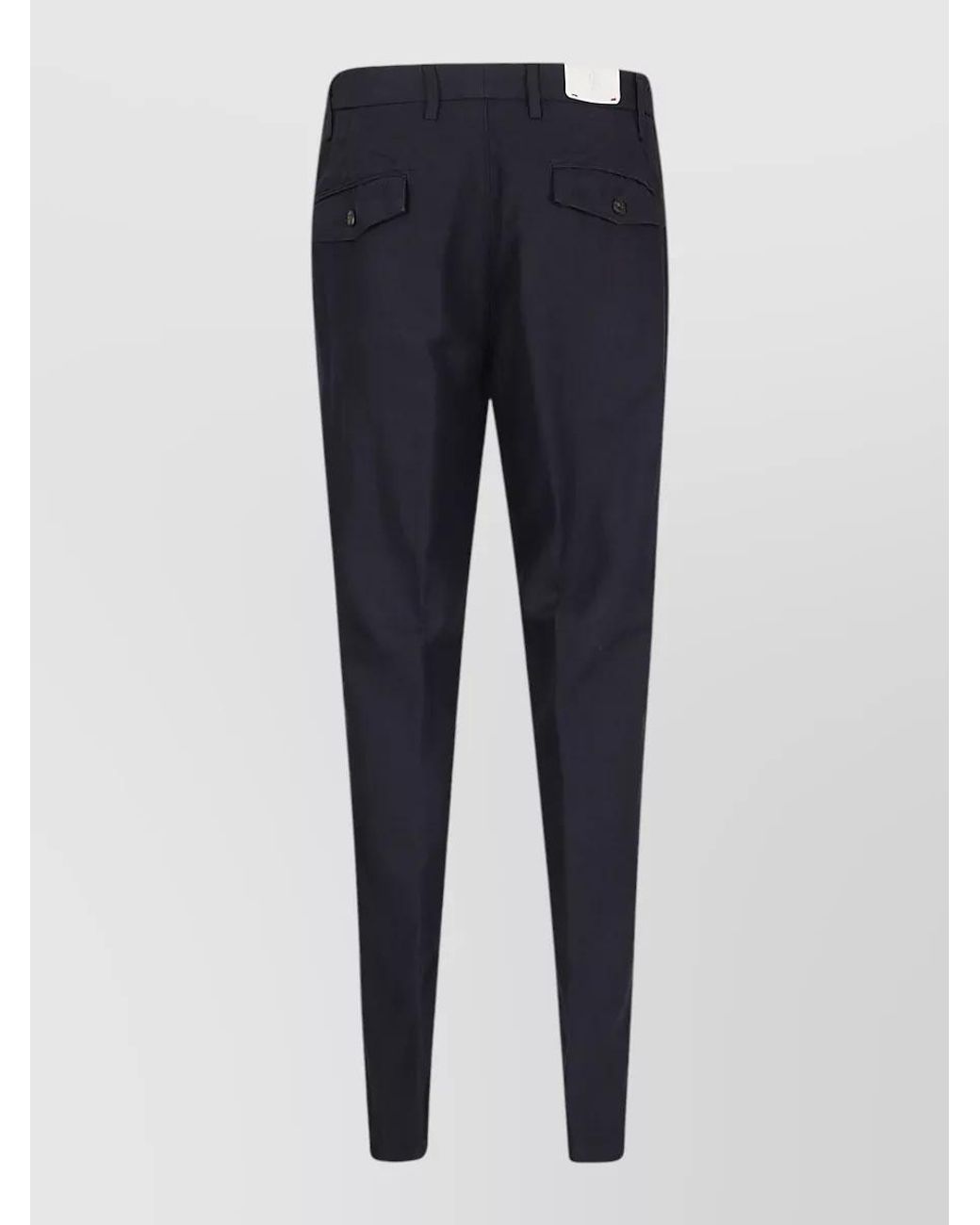Eleventy Blue Relaxed-Fit Straight-Leg Trousers for men