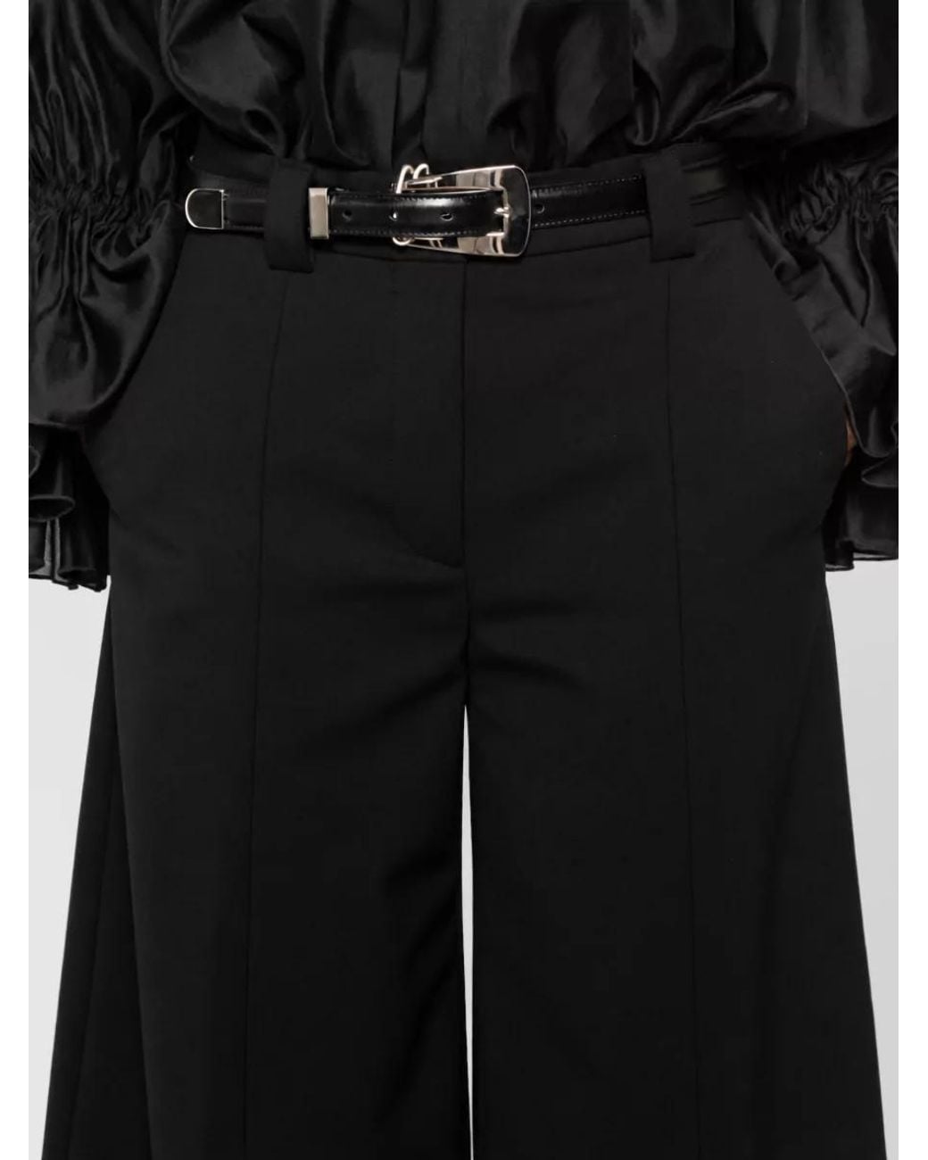 Thelatest Black Flared Trousers