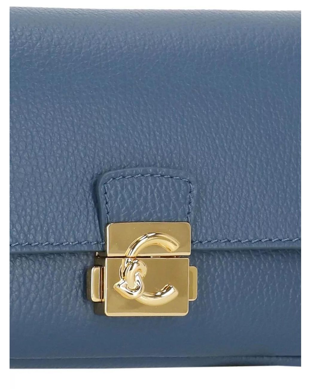 Coccinelle Blue Leather Shoulder Bag