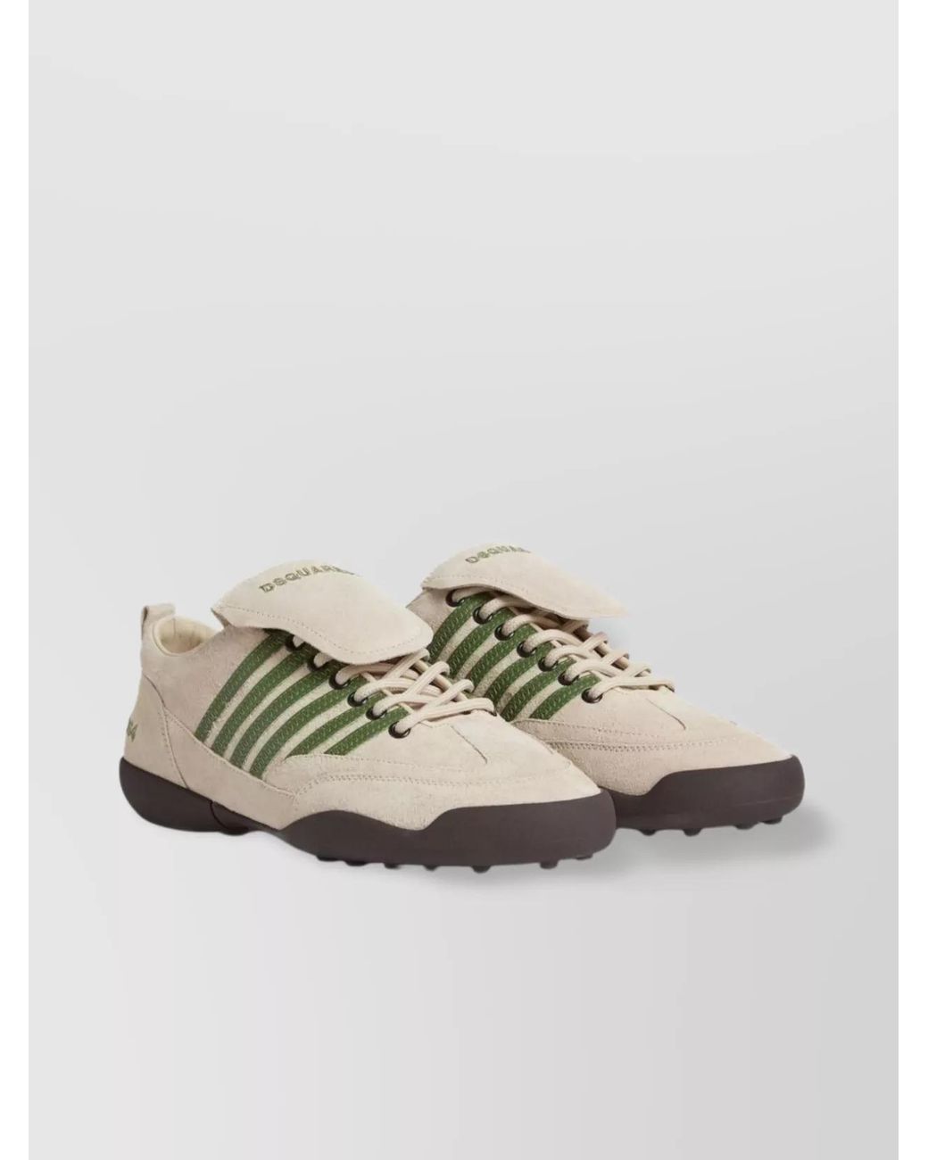 DSquared² Metallic Leather Low-Top Sneakers for men