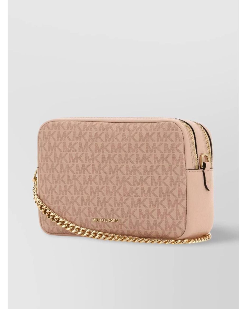 Michael Kors Natural Medium Canvas Shoulder Bag