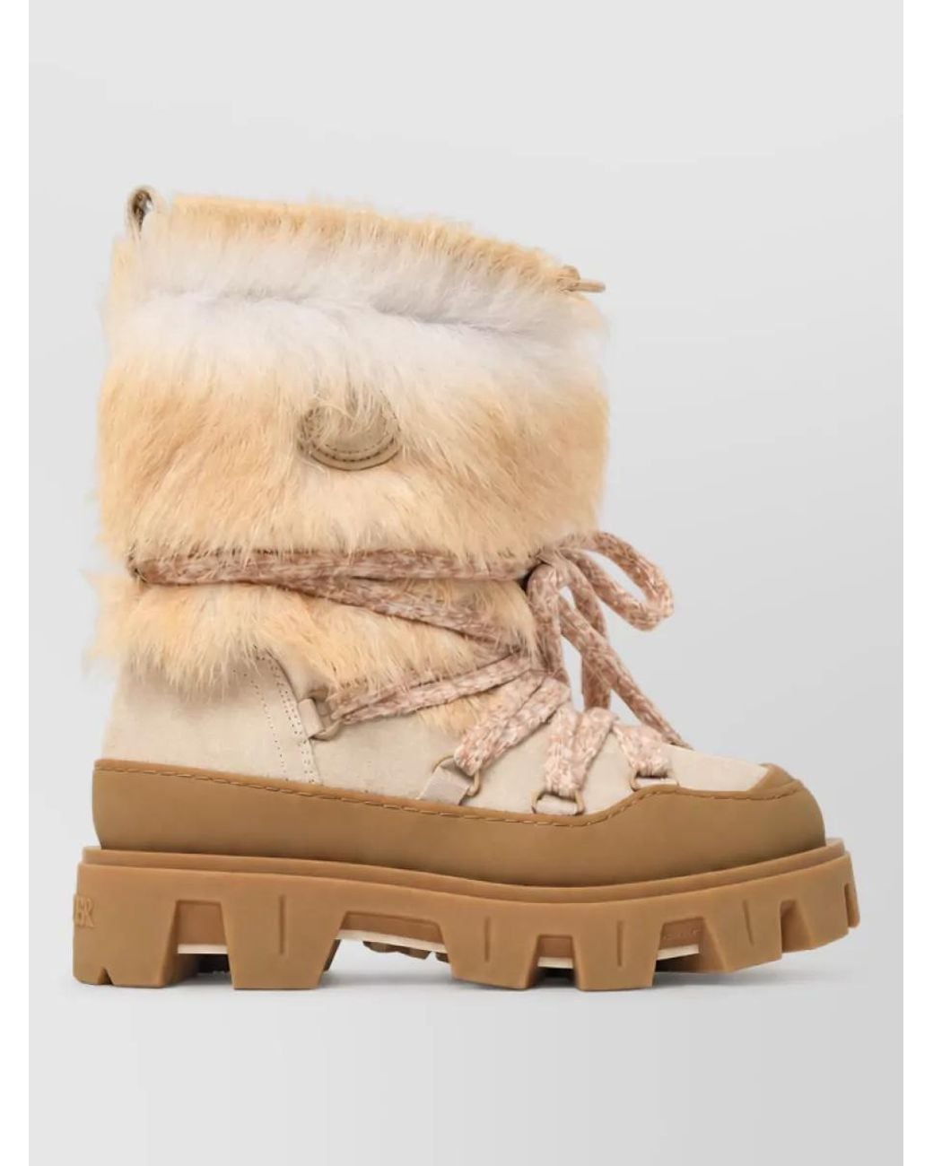 Moncler Natural Leather Boots