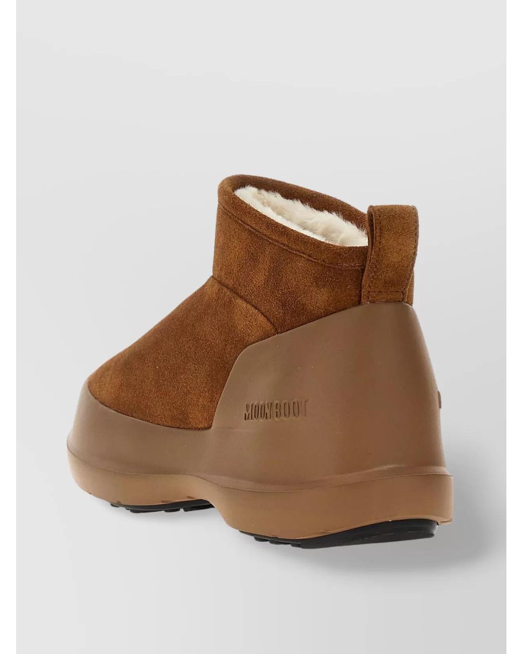 Moon Boot Brown Suede Leather Ankle Boots