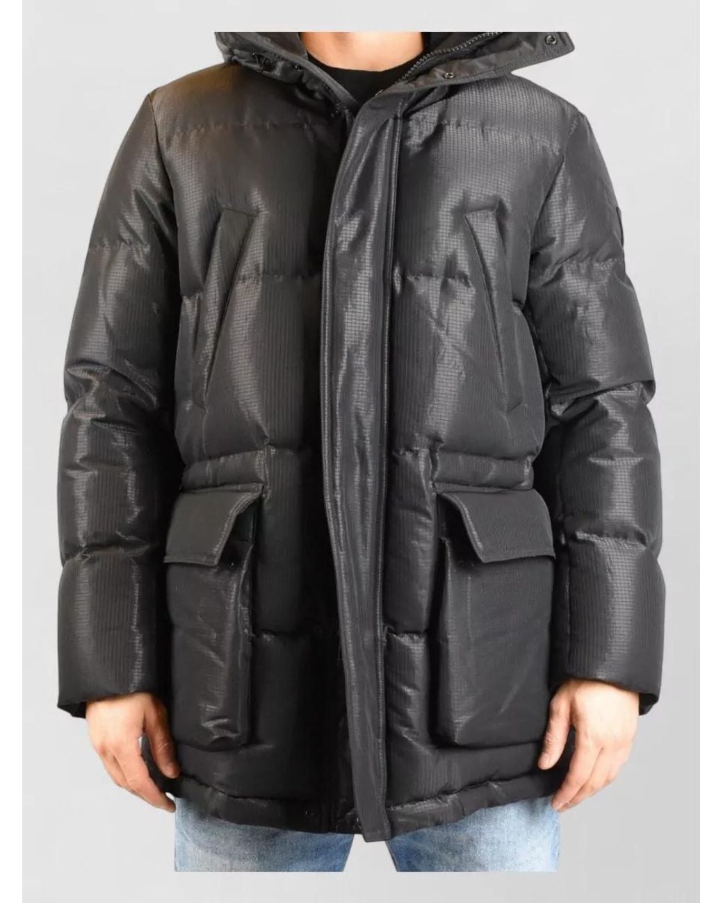 Belstaff Black Puffer Jacket for men