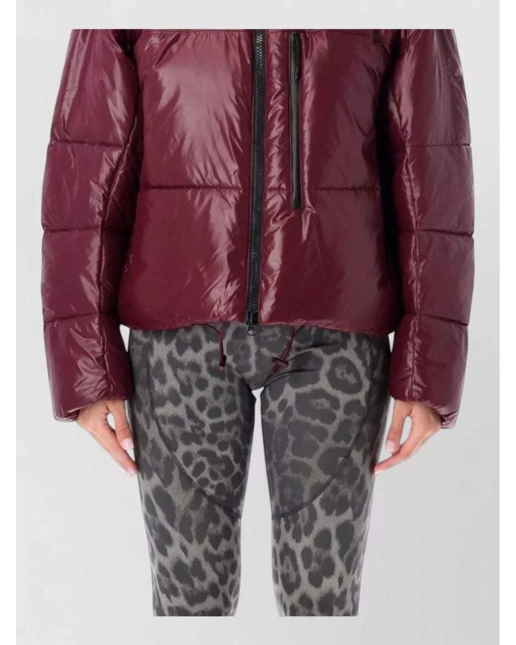 Adidas By Stella McCartney Purple Short Puffer Jacket
