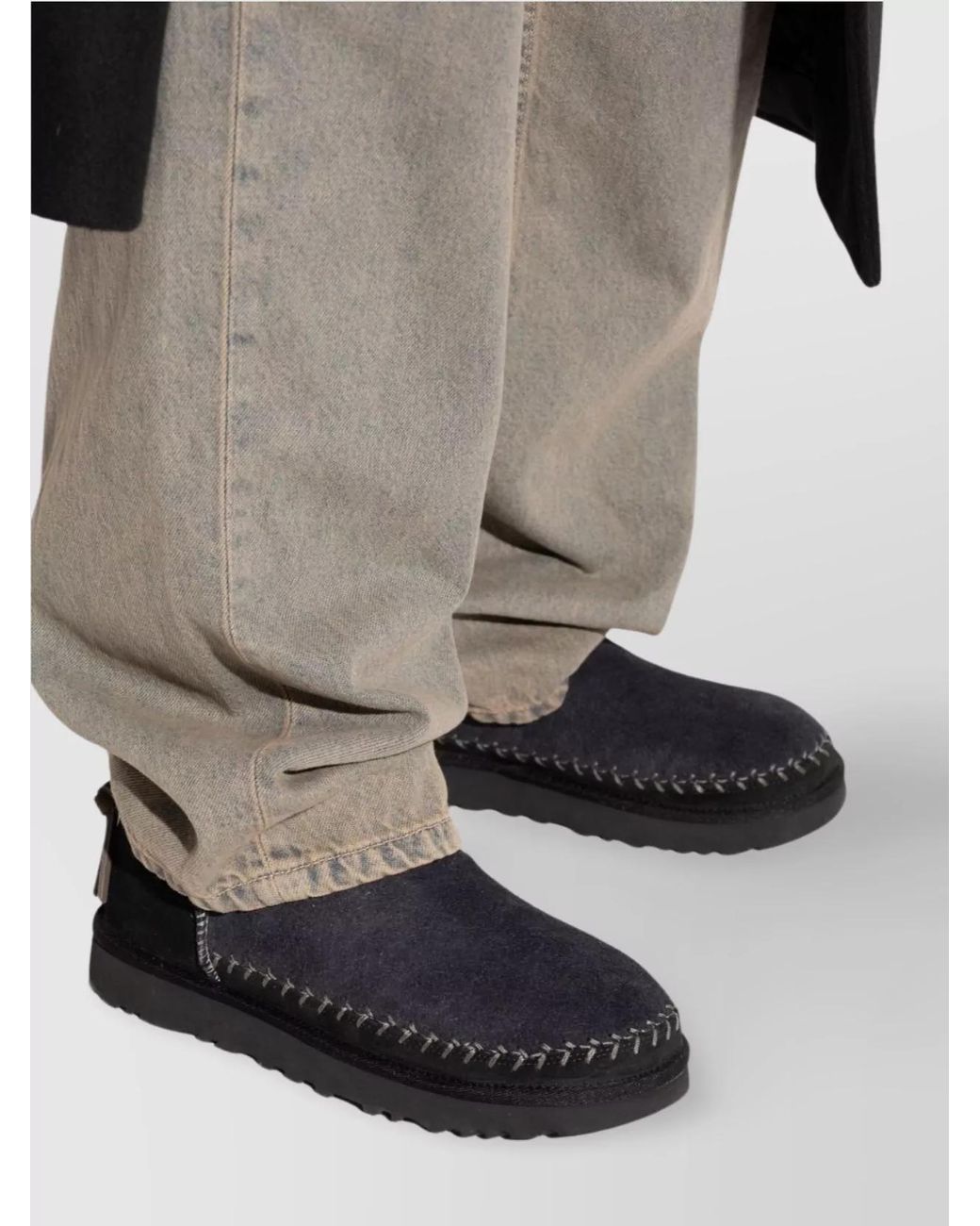 Ugg Black Suede Classic Ultra Mini Boots