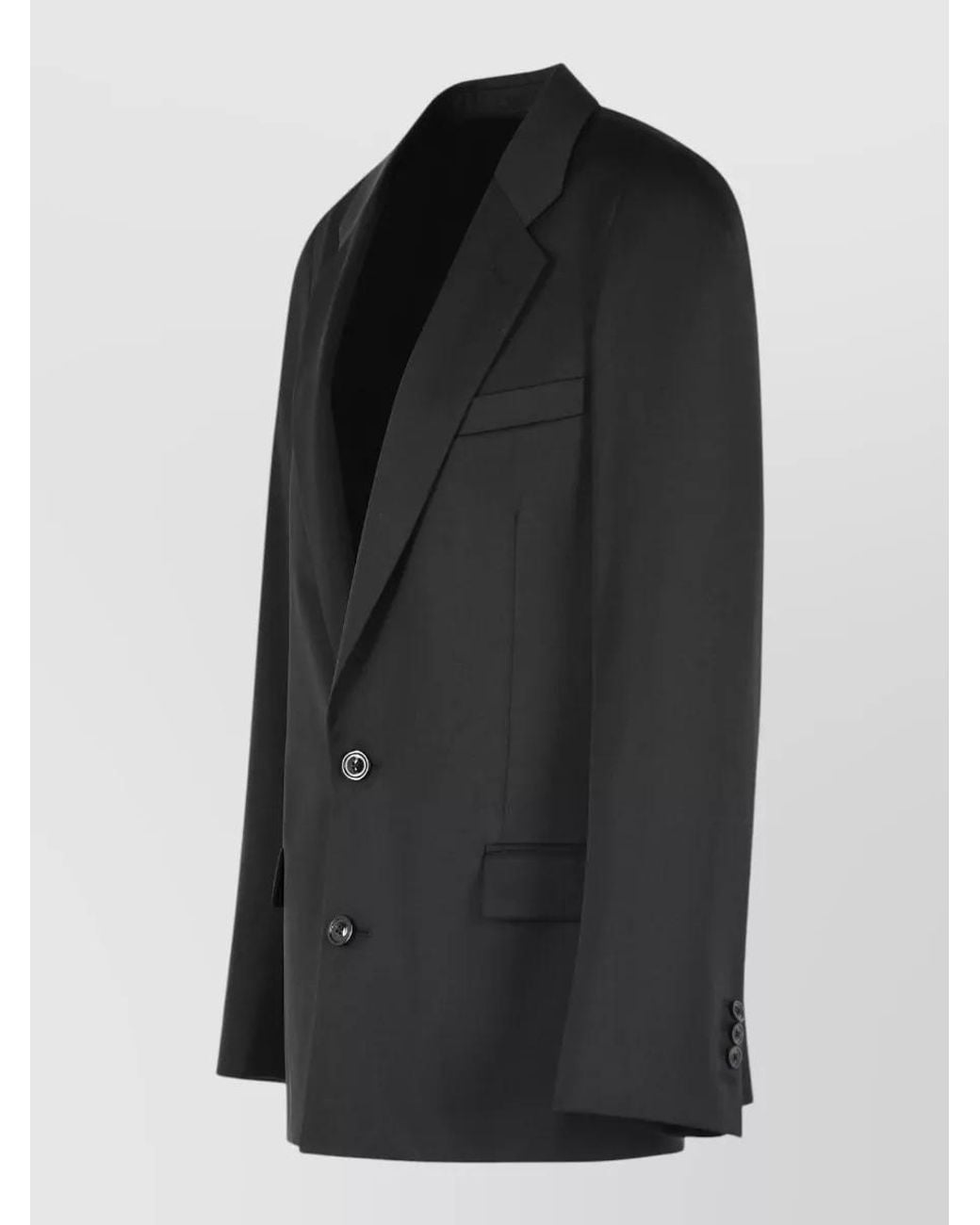 Maison Margiela Black Virgin Wool Blazer