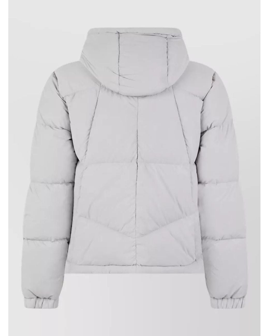 K-Way Gray Hooded Padded Jacket for men
