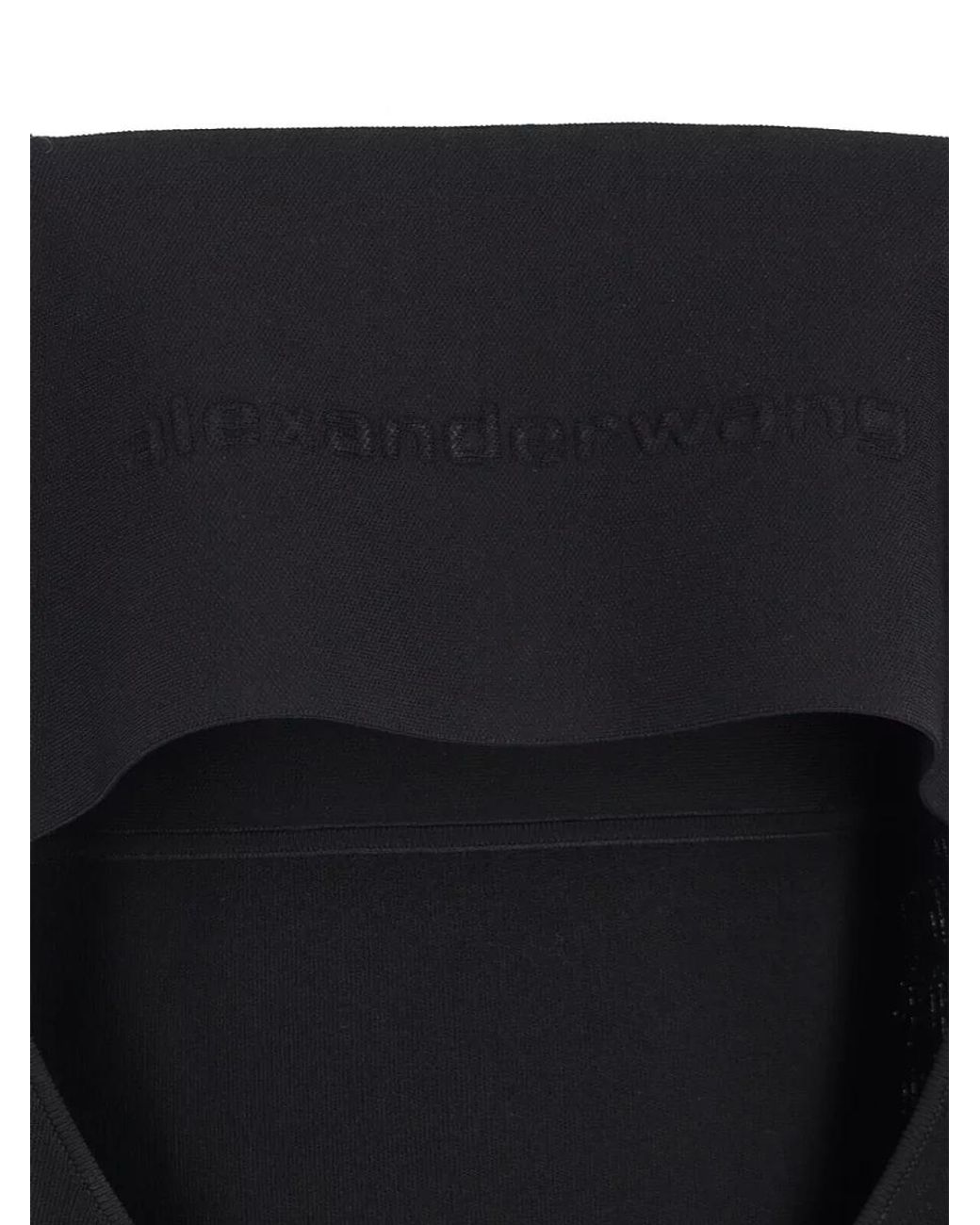 Alexander Wang Black Silk Mini Slip Dress