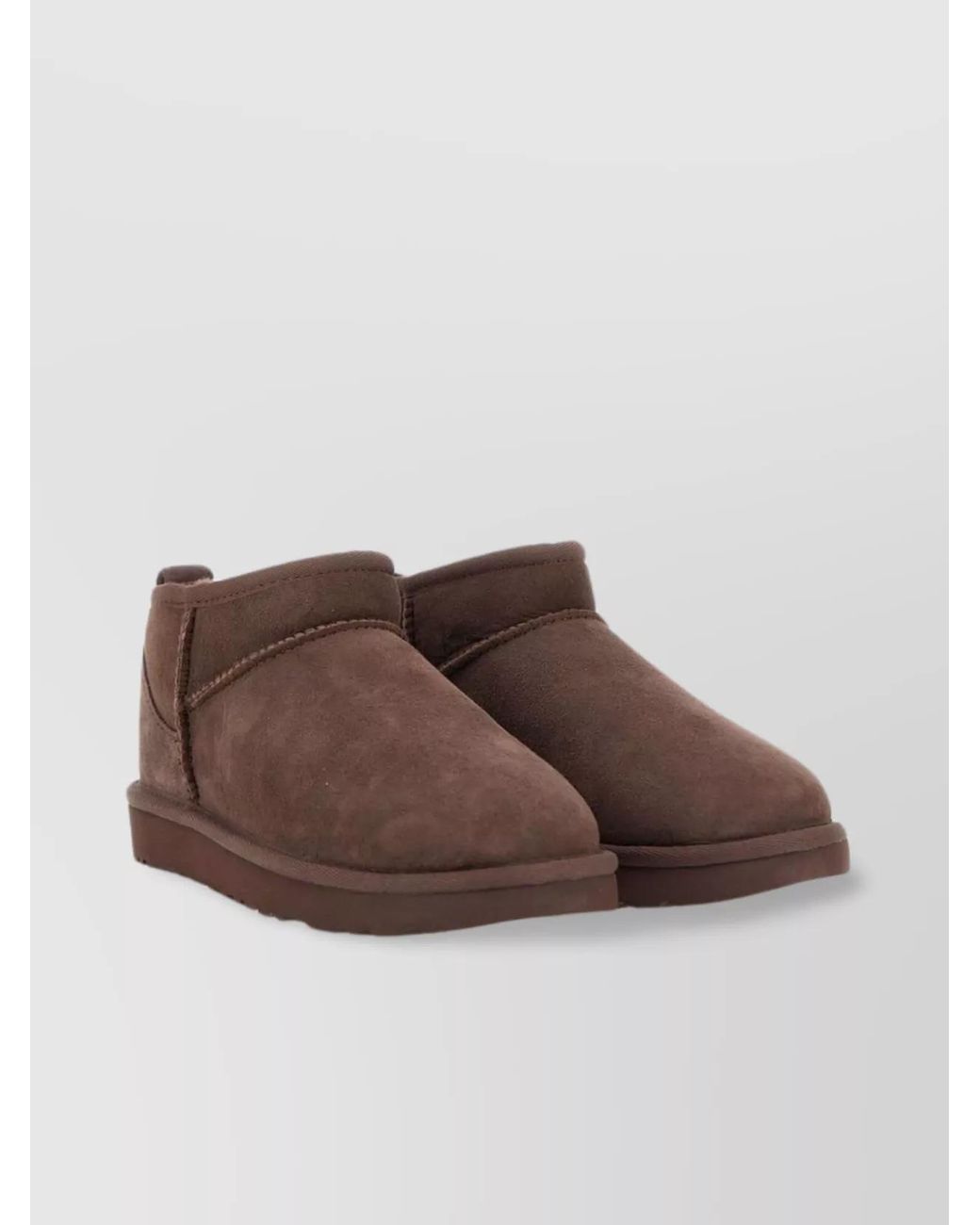 Ugg Brown Short Ultra Mini High Ankle Boot