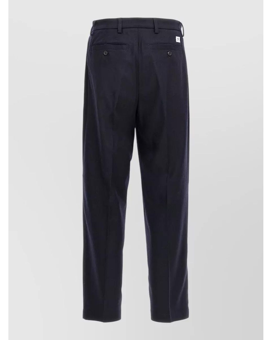 Department 5 Blue Wool Blend Straight-Leg Trousers for men