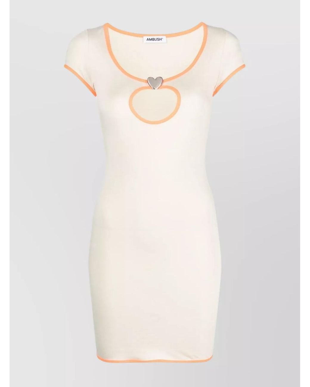 Ambush White Cutout Mini Dress