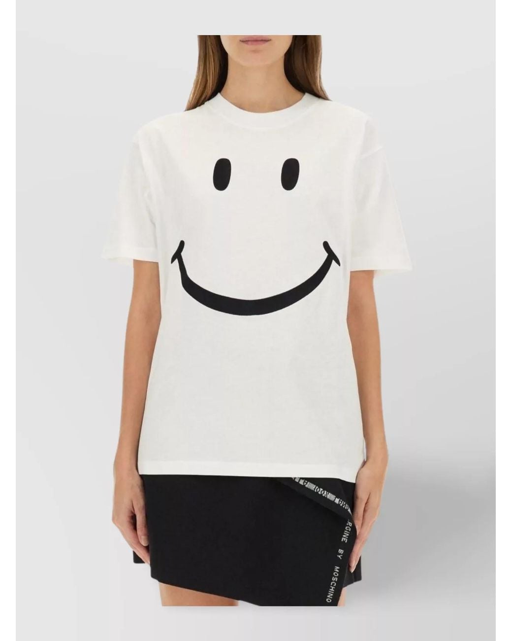 Moschino Black Regular-Fit Cotton T-Shirt