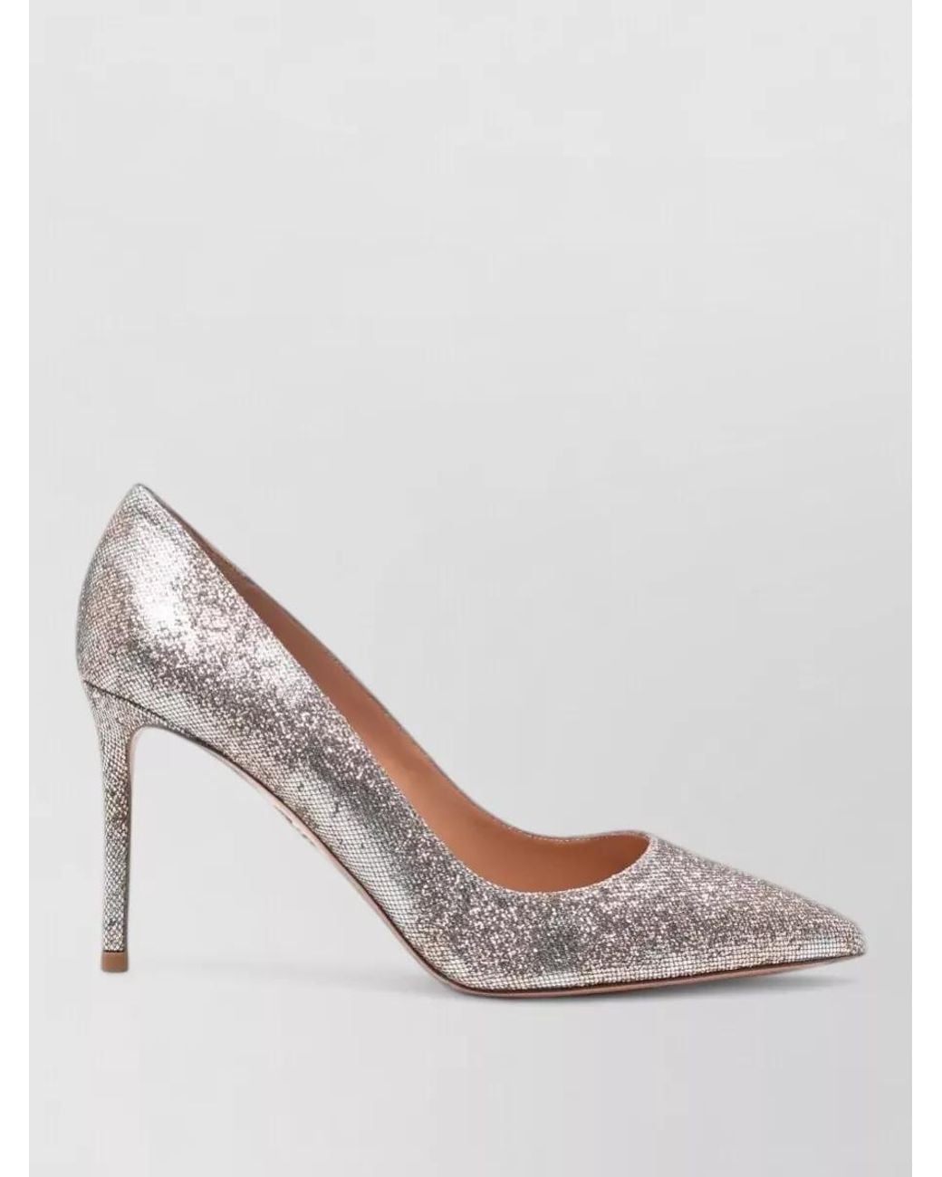 Aquazzura Pink Leather Pumps
