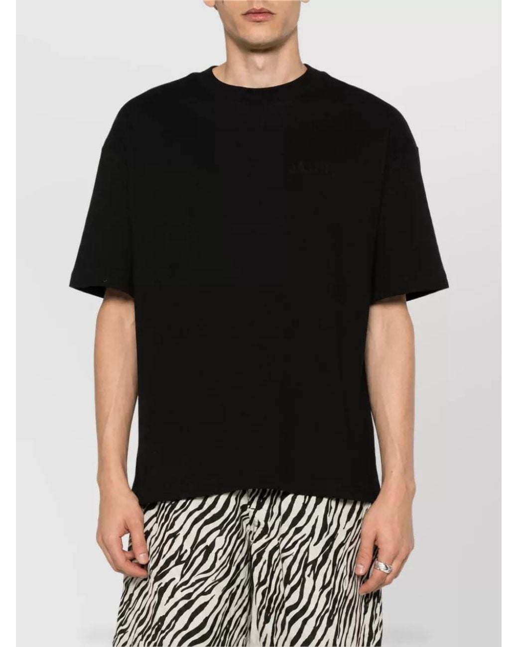 Amiri Black Oversized T Shirt for men