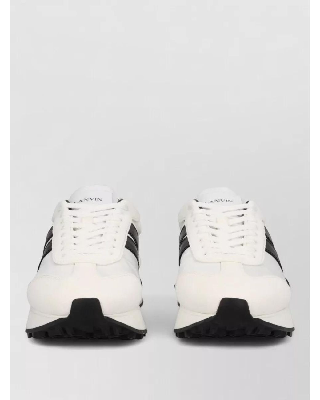 Lanvin Natural Leather Bumpr Low-Top Sneakers
