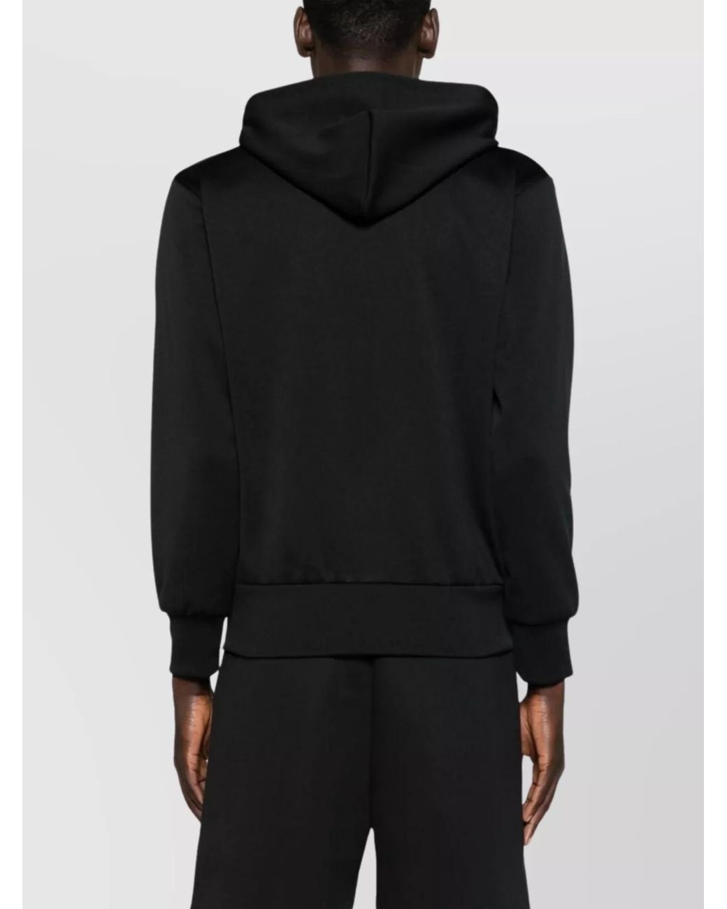 Comme des Garçons Black Cotton Zip Hoodie