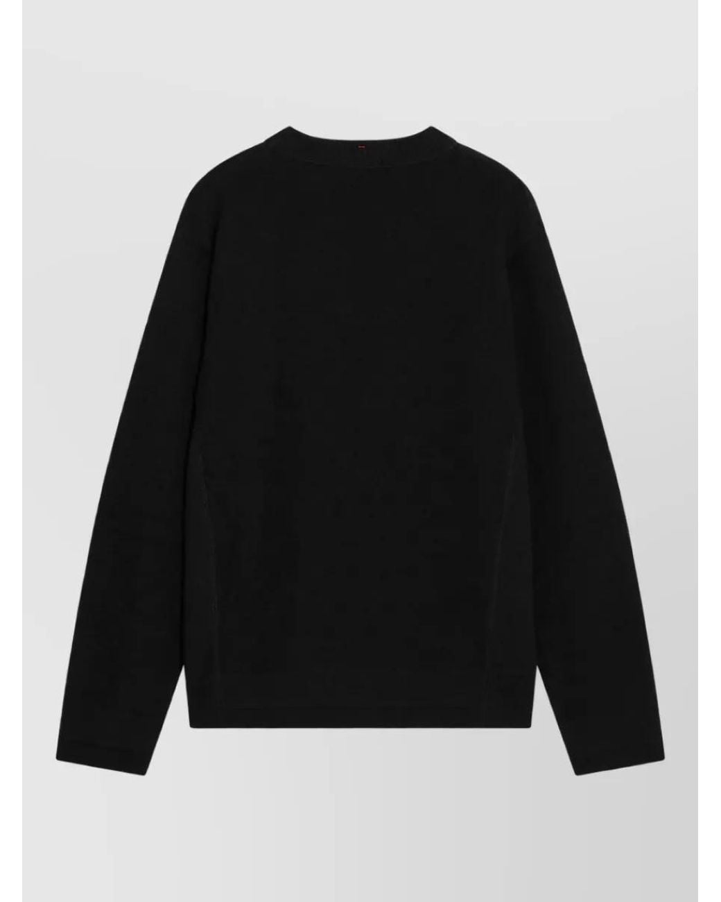 Moncler Black Wool Jumper for men
