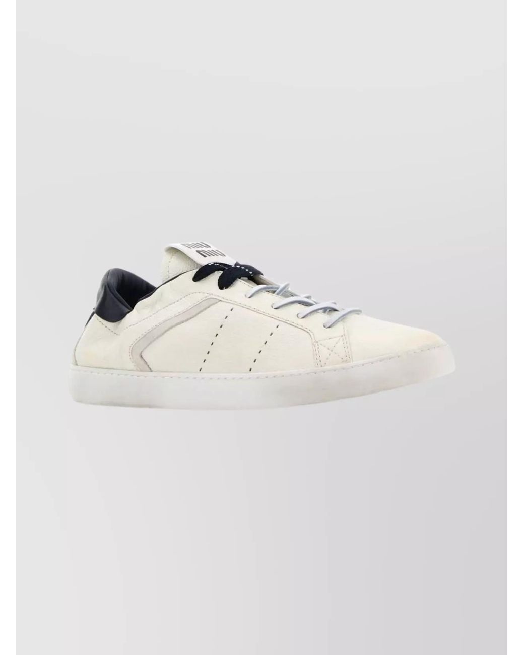 Miu Miu Multicolor Leather Low-Top Sneakers