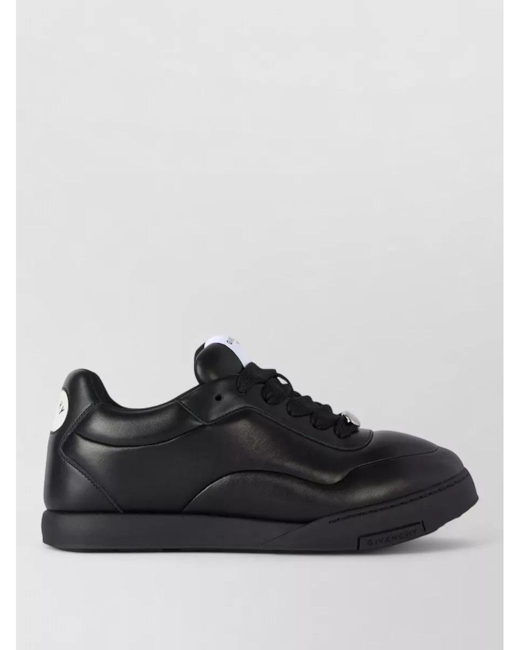 Givenchy Black Leather Low-Top Sneakers for men