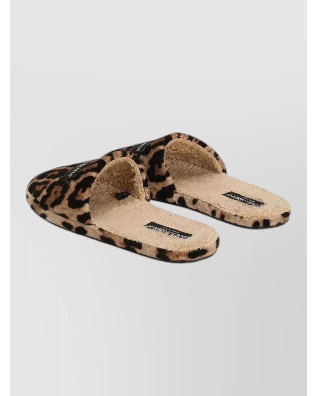 Dolce & Gabbana Brown Ciabatta Spugna Leo+Spugna+Eti for men