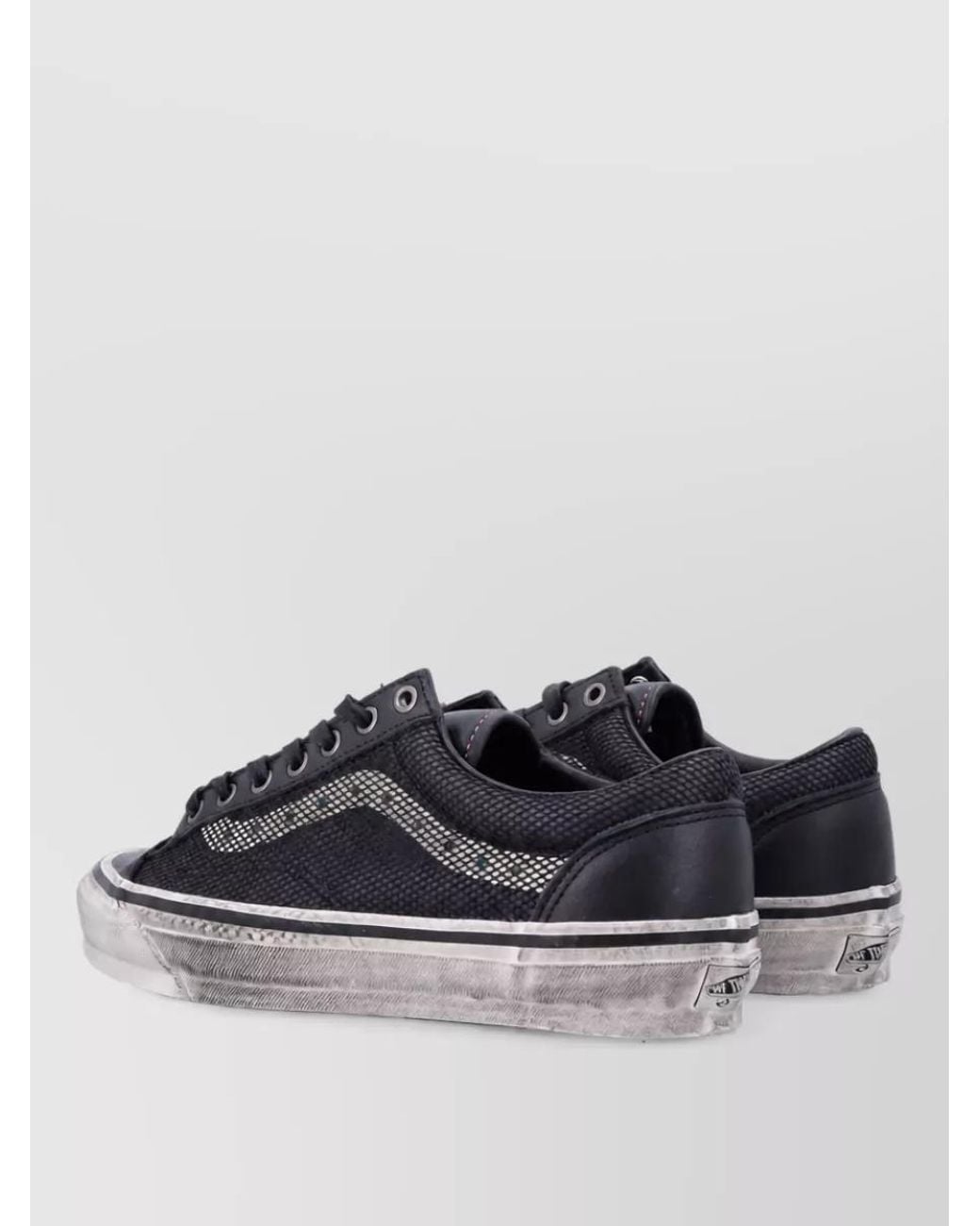 Vans Blue Studded Canvas Lace-Up Sneakers