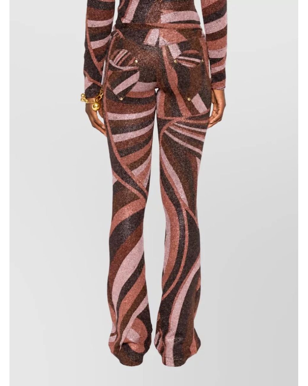 Emilio Pucci Printed Flared Trousers