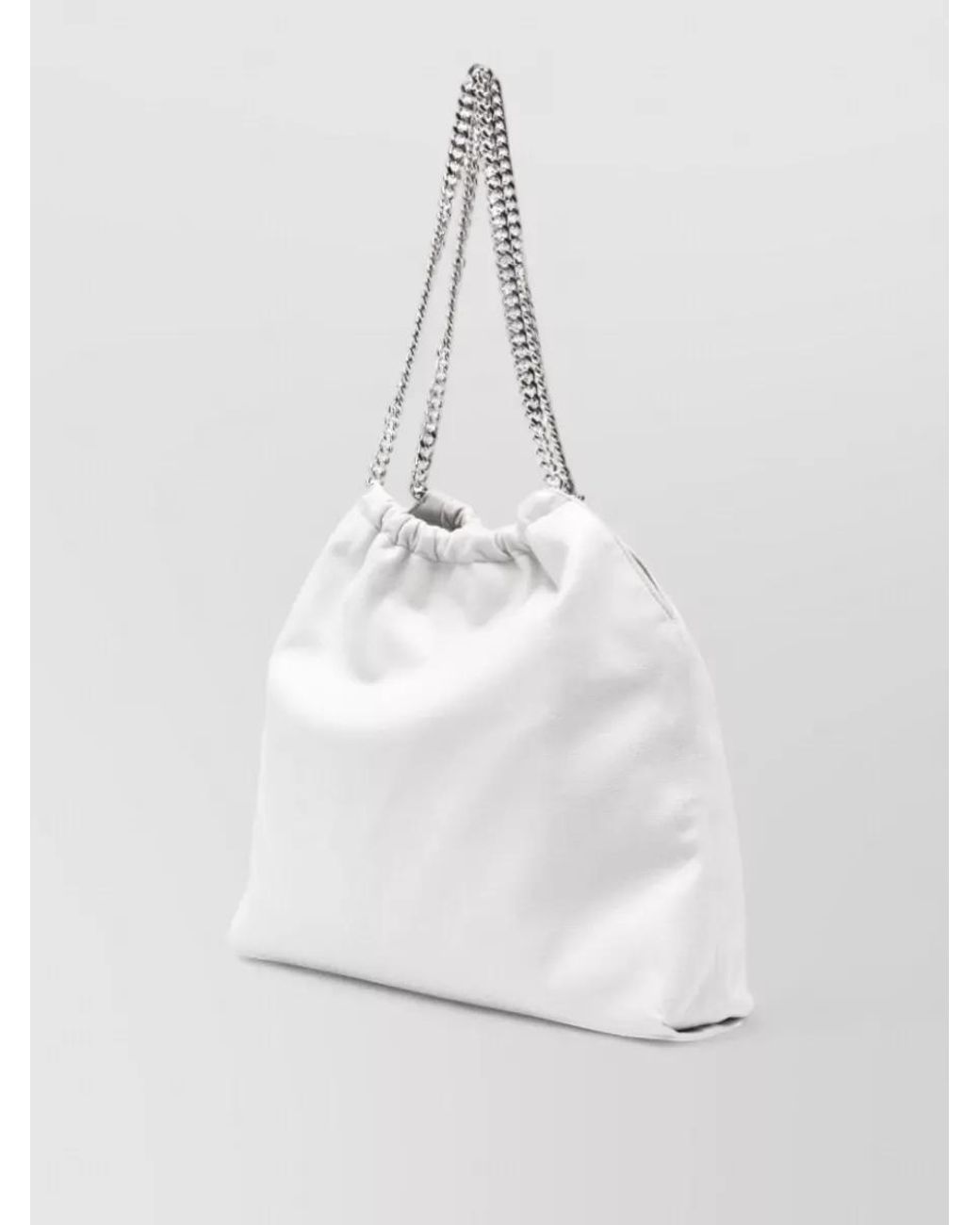 Stella McCartney White Falabella Medium Shoulder Bag