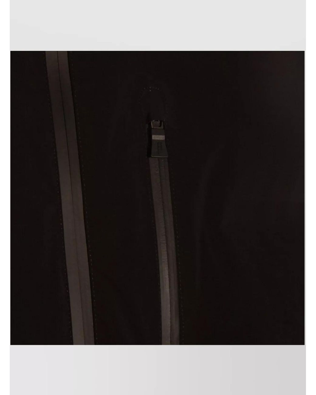 Herno Black High-Neck Short Down Puffer Jacket for men