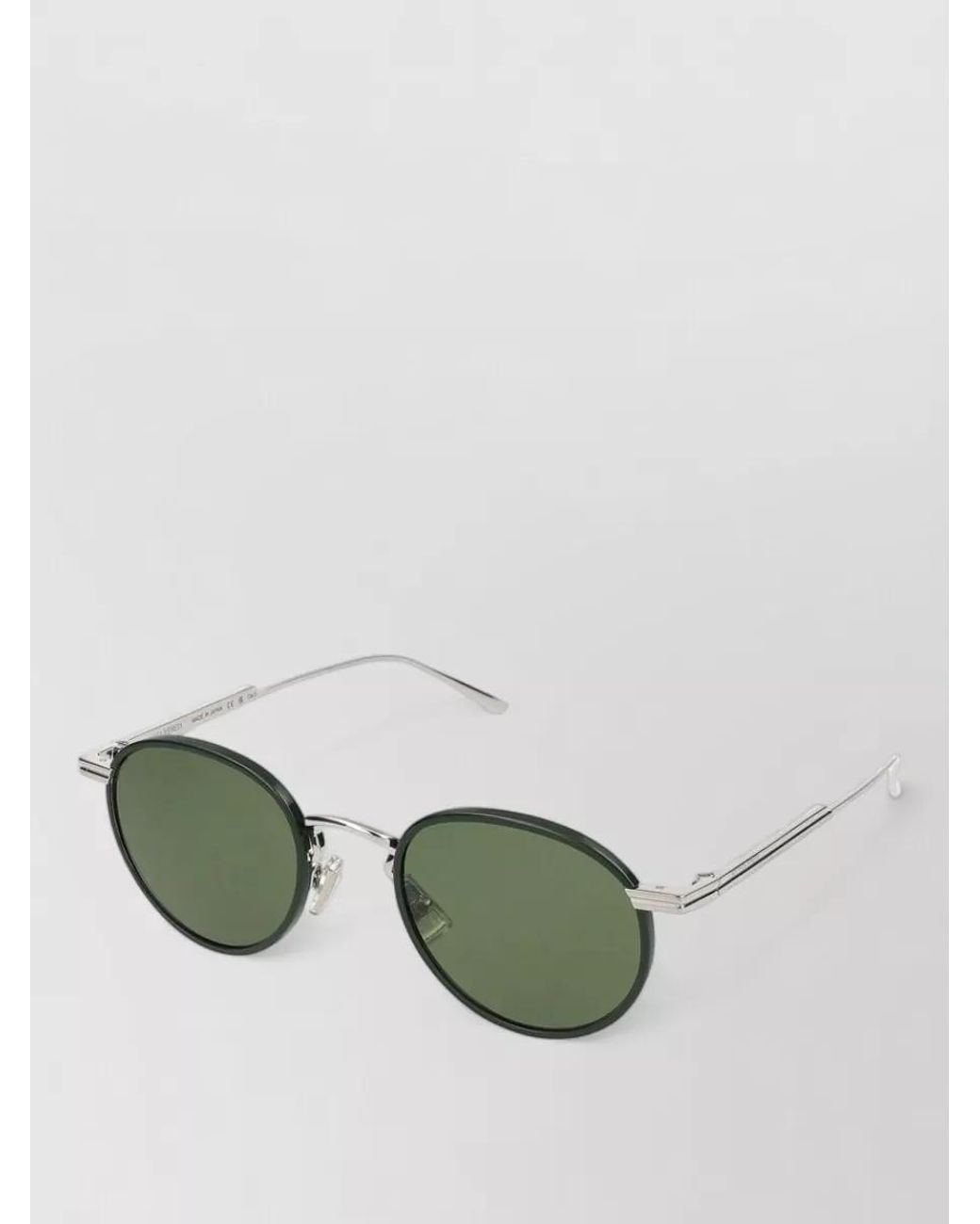 Bottega Veneta Green Metal Sunglasses for men
