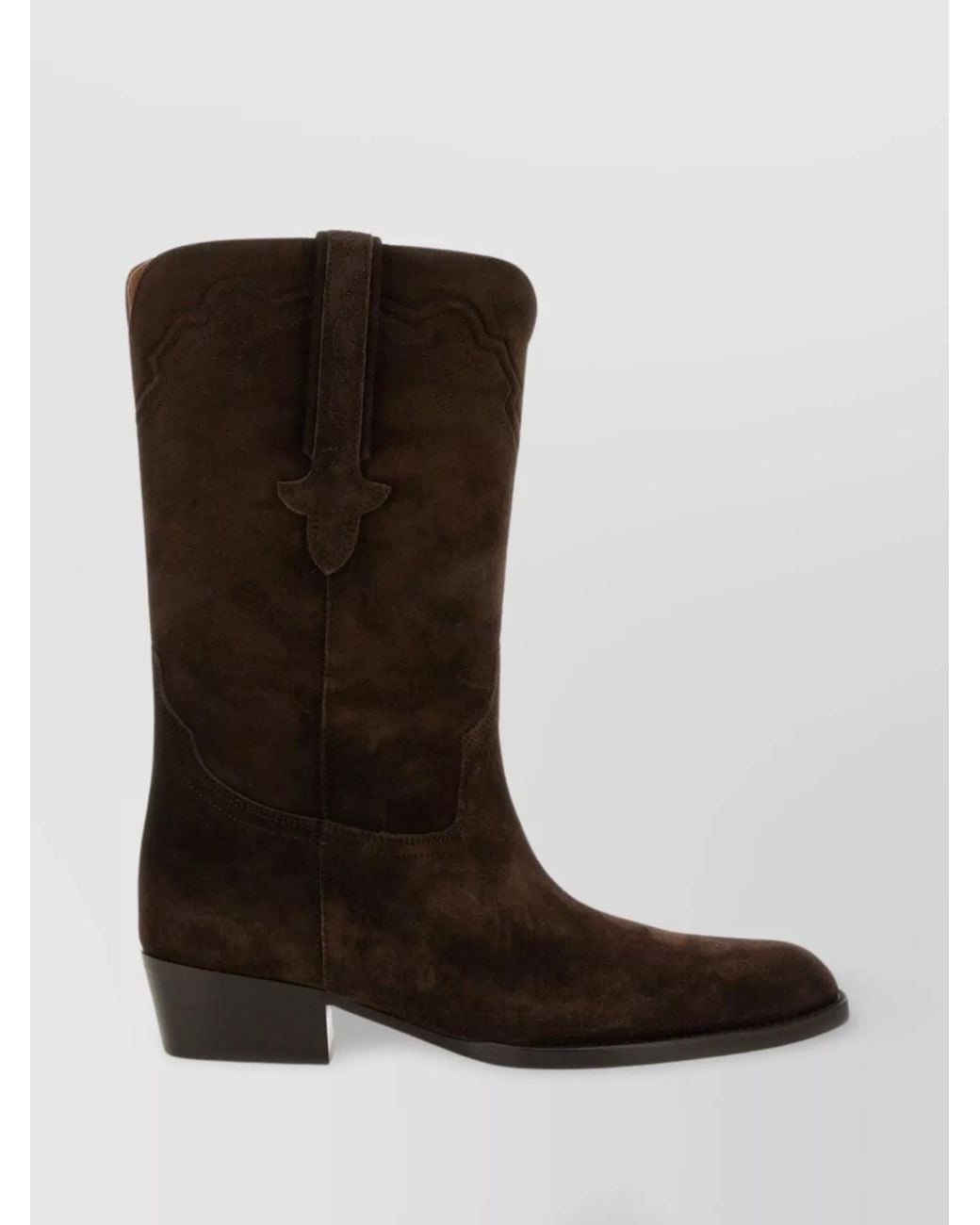 Paris Texas Brown Leather Knee-High Boots