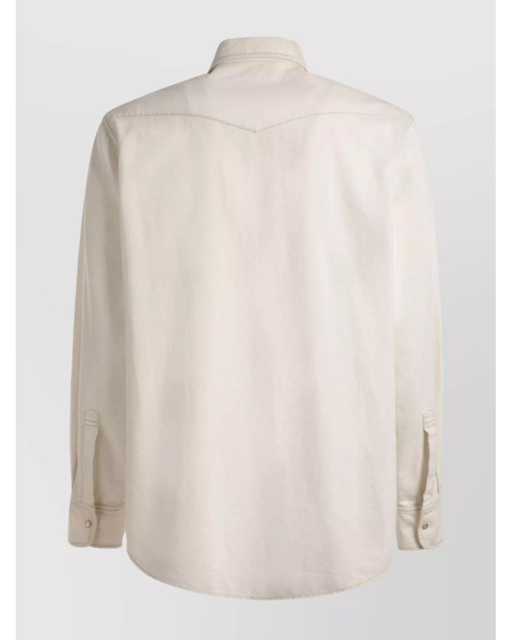 Bally Natural Cotton Long-Sleeve Button-Up Shirt for men