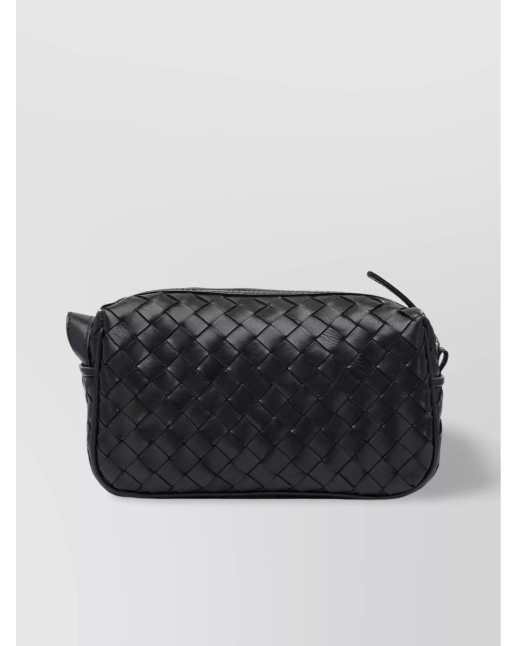 Officine Creative Black Leather Beauty Case for men