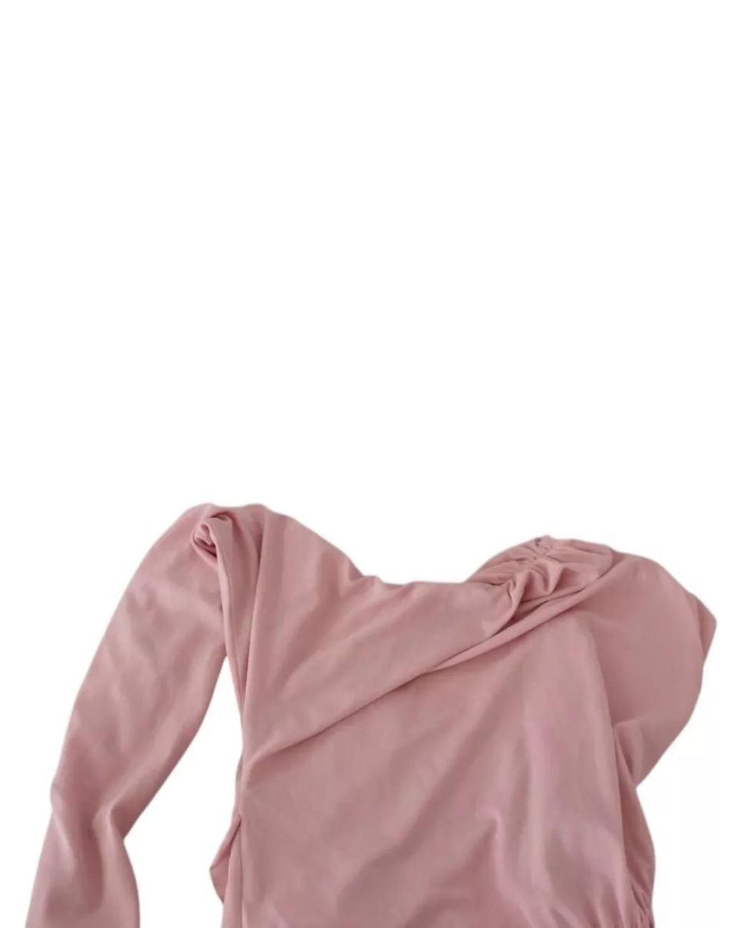 Dolce & Gabbana Pink Embellished One-Shoulder Maxi Dress