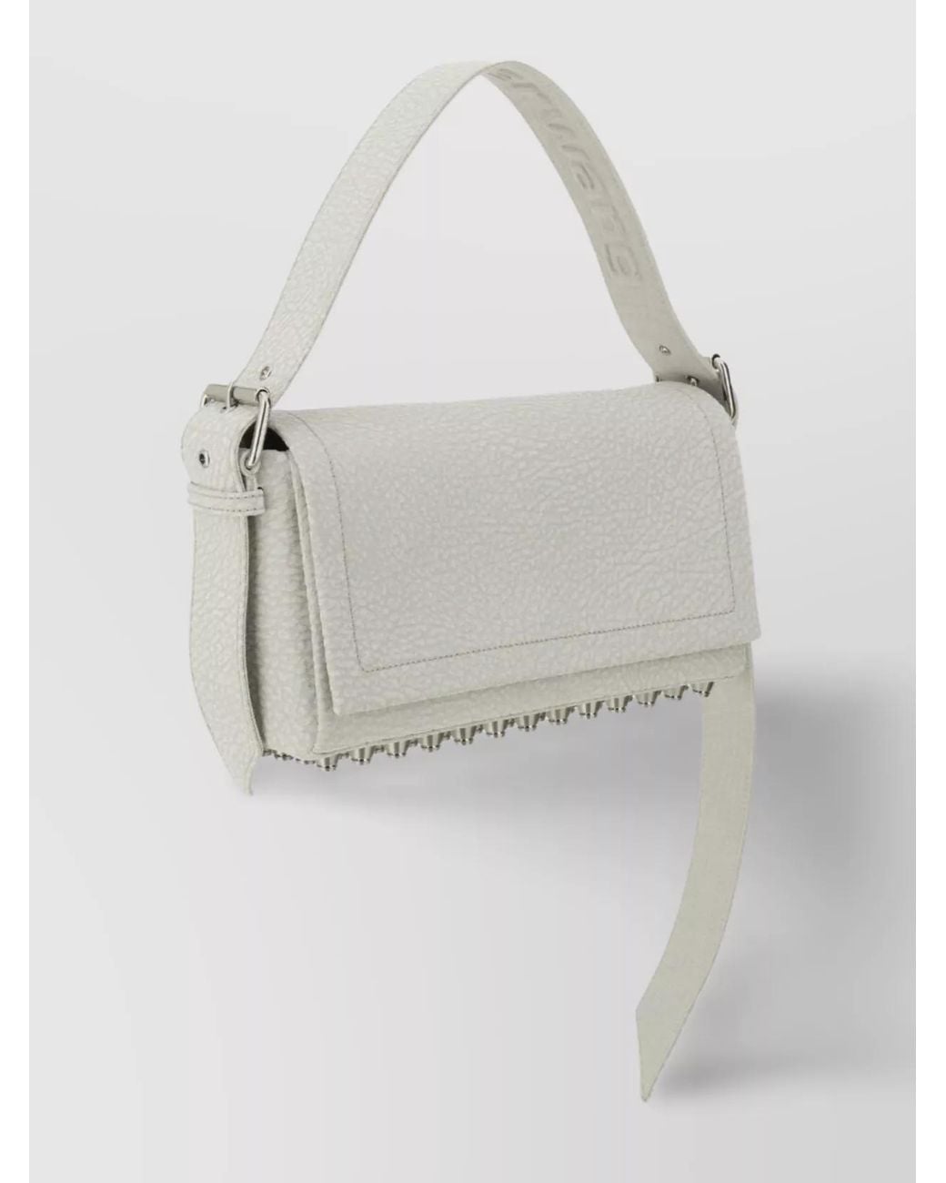 Alexander Wang White Medium Cotton Shoulder Bag