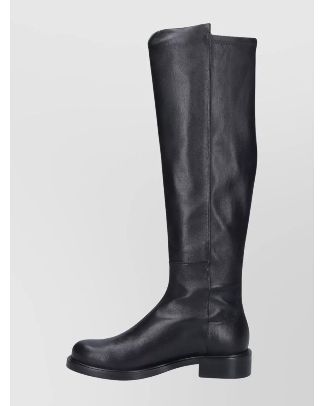 Stuart Weitzman Black Leather Knee-High Boots