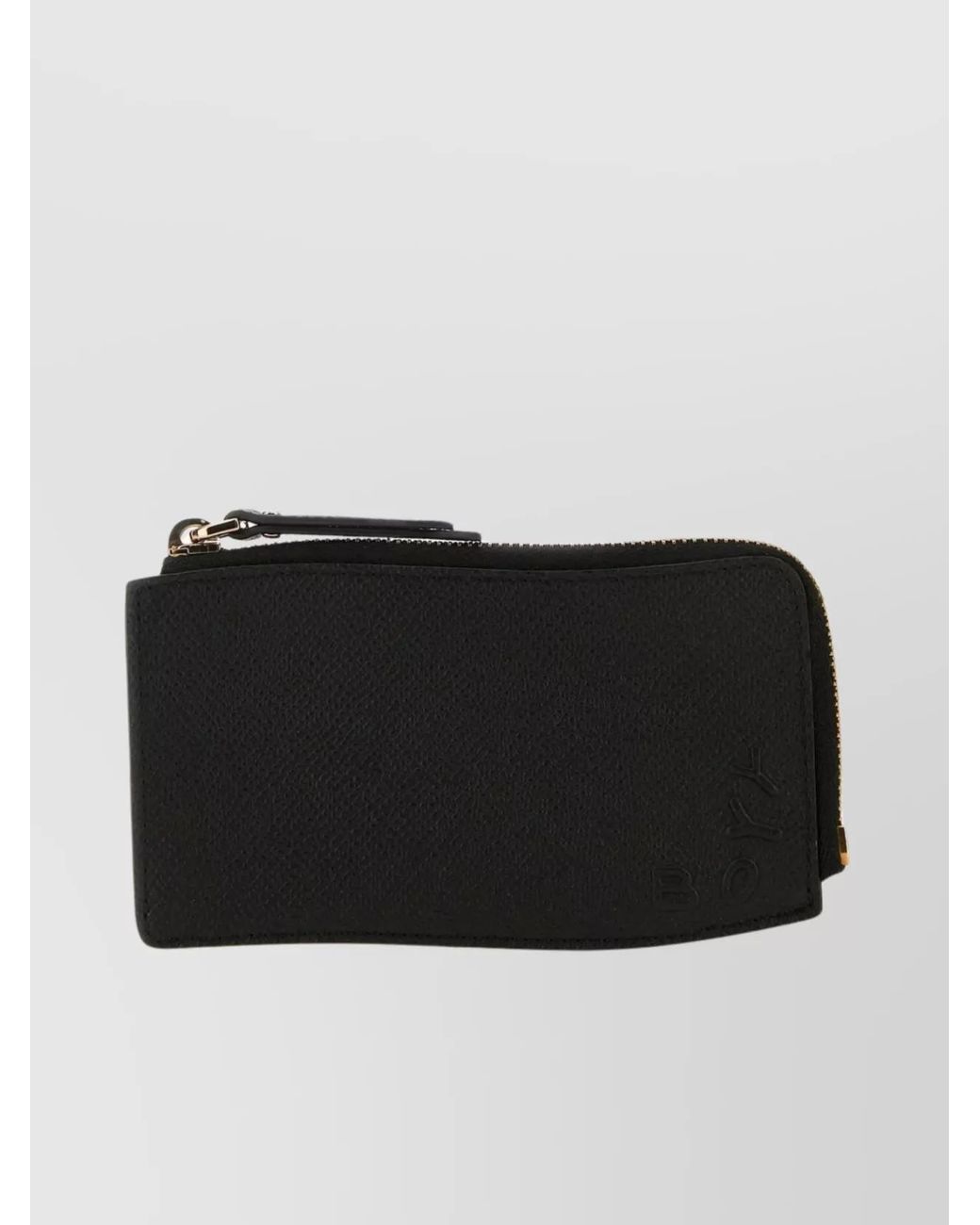 Boyy Black Leather Cardholder
