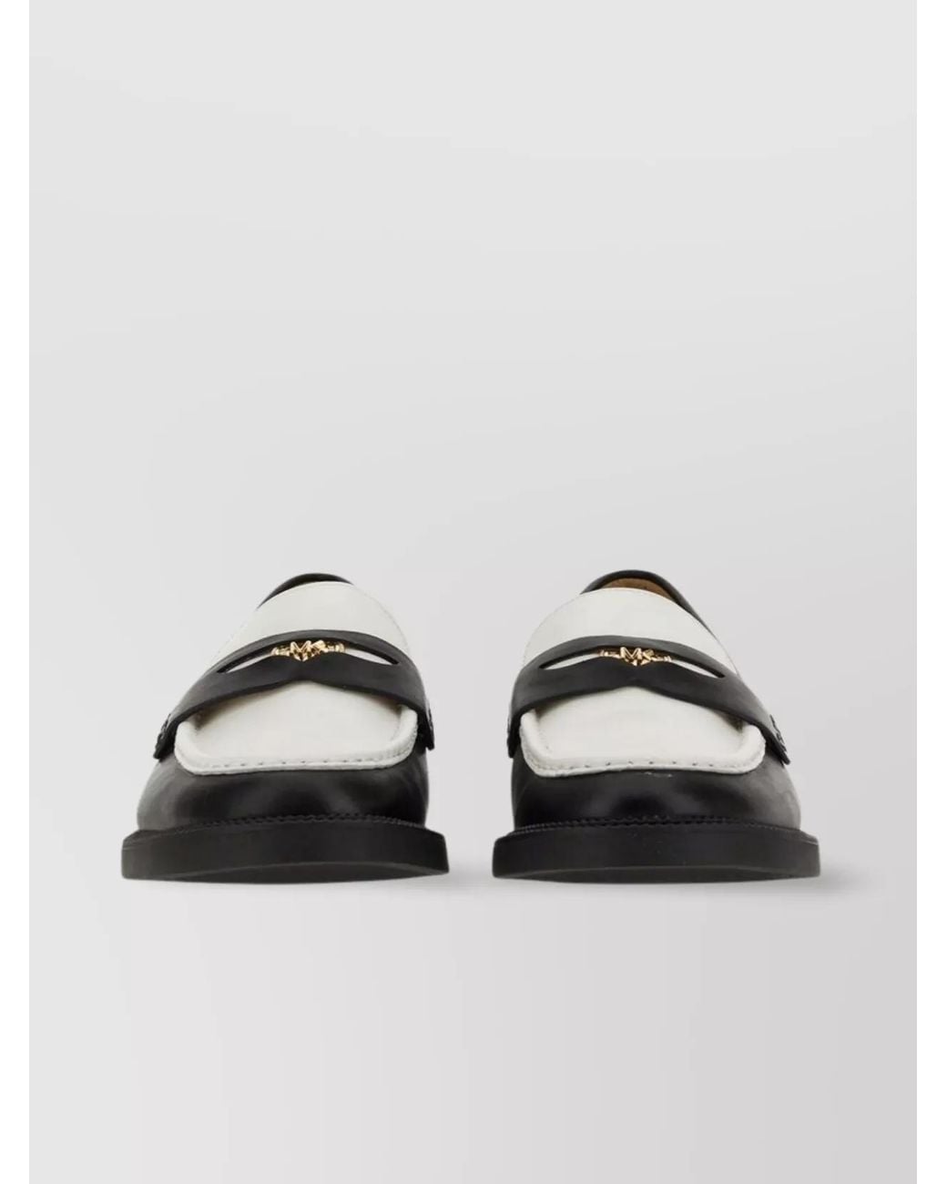 Michael Kors Black Leather Loafers