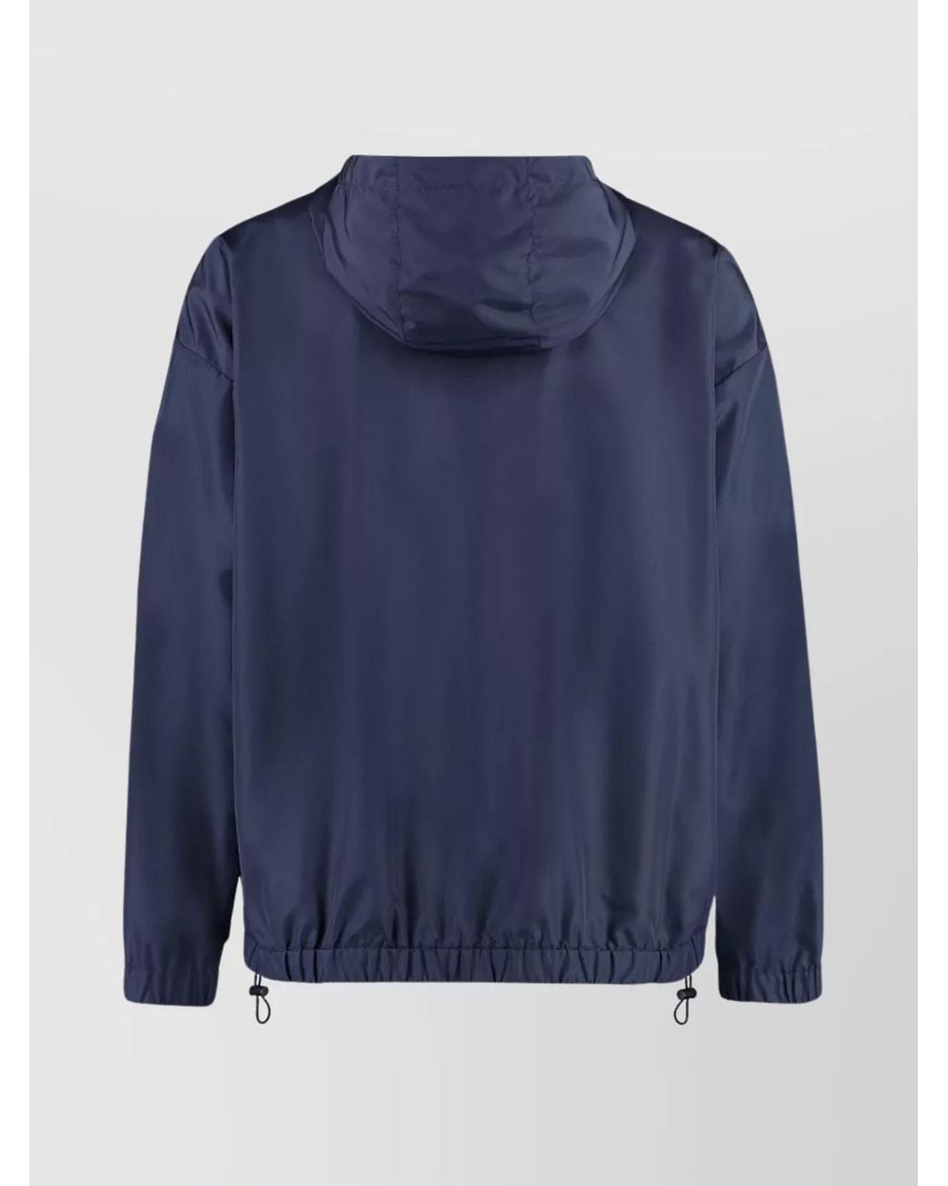 Dolce & Gabbana Blue Zip-Up Windbreaker Jacket for men