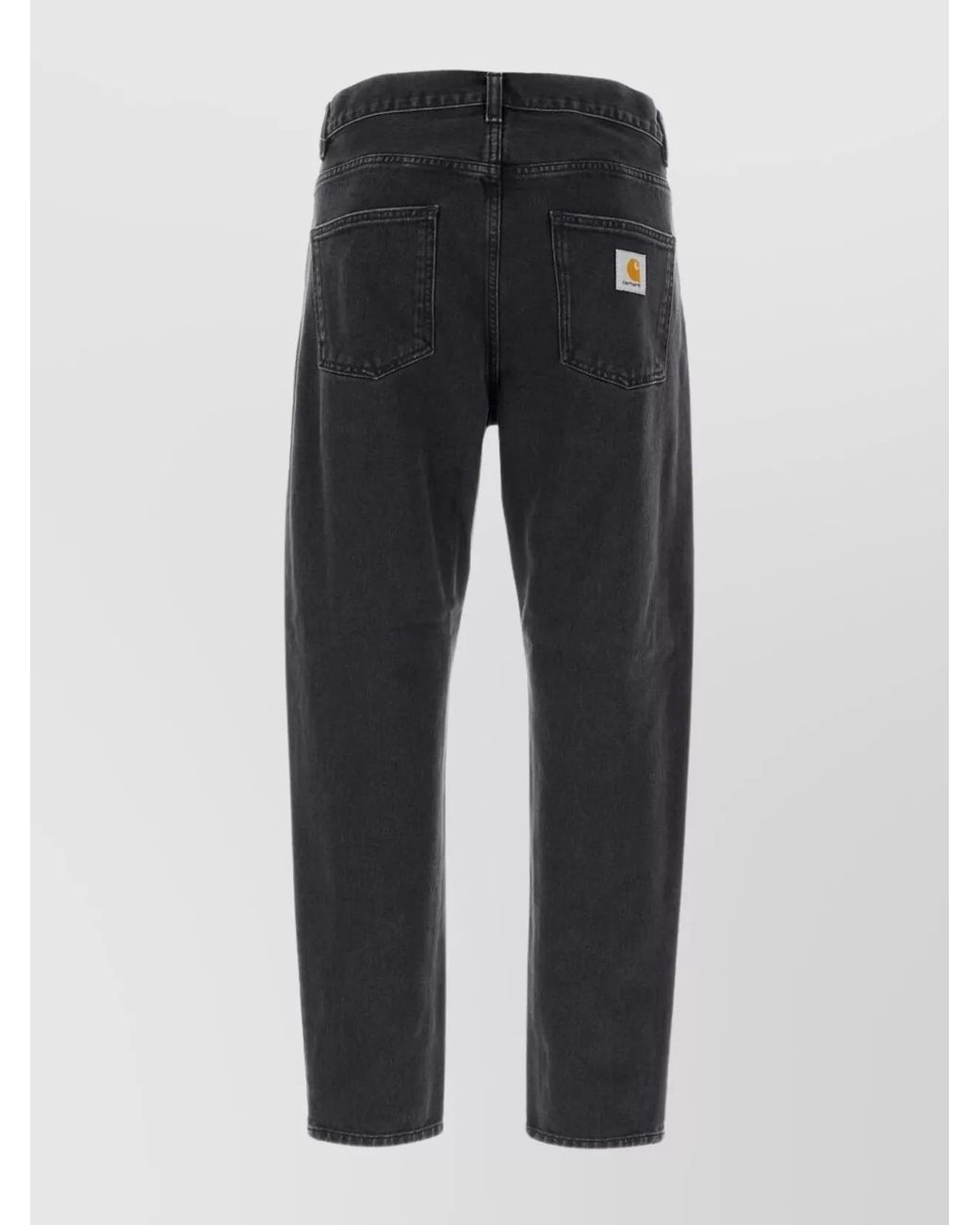 Carhartt Blue Denim Mid-Rise Relaxed Tapered Jeans for men