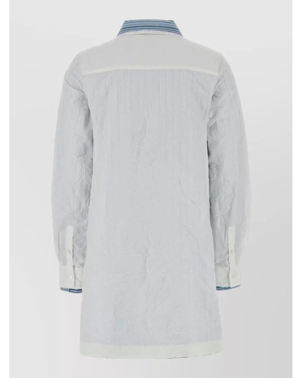 Loewe Blue Cotton Blend Shirt Jacket