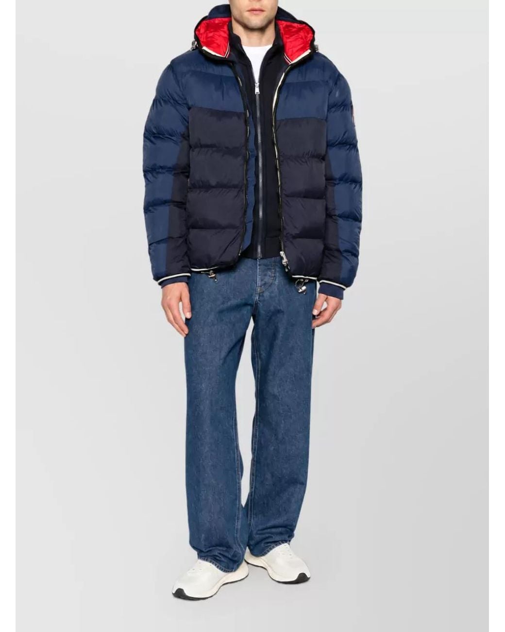 Napapijri Blue Puffer Coat for men