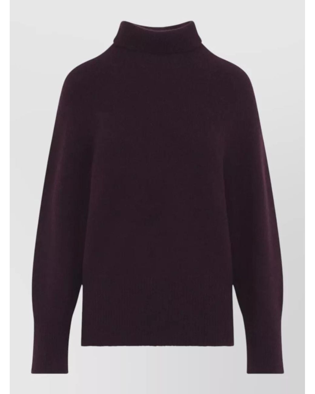 Giorgio Armani Blue Cashmere Relaxed-Fit Turtleneck Sweater